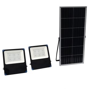 15w Twin Head Solar Flood Light