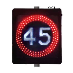 Solar Variable Speed Limit Sign