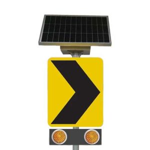 Solar Enhanced Chevron Sign