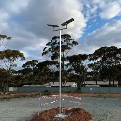 All in one solar street lights at sunshine coast