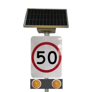 Solar Enhanced Speed Sign